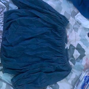 Jean Off the shoulder shirt